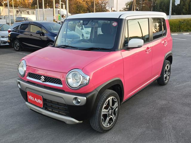 ハスラー Ｘターボ　４ＷＤ　ＳＤナビ　フルセグＴＶ　リアカメラ　スマートキー　ＨＩＤヘッドライト　衝突軽減ブレーキ　前ドラレコ　シートヒーター　Ｂｌｕｅｔｏｏｔｈ　純正１５インチアルミ　ＥＴＣ（7枚目）