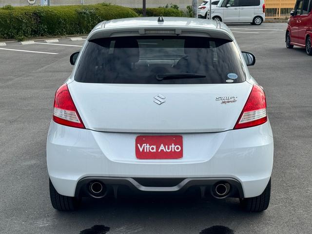 スイフトスポーツ ベースグレード SDナビ フルセグTV スマートキー HIDヘッドライト Bluetooth クルーズコントロール 純正17インチアルミ ETC(12枚目)