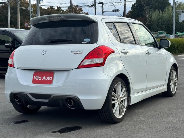 スイフトスポーツ ベースグレード SDナビ フルセグTV スマートキー HIDヘッドライト Bluetooth クルーズコントロール 純正17インチアルミ ETC(13枚目)