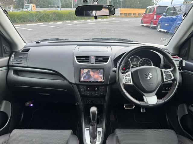スイフトスポーツ ベースグレード SDナビ フルセグTV スマートキー HIDヘッドライト Bluetooth クルーズコントロール 純正17インチアルミ ETC(18枚目)