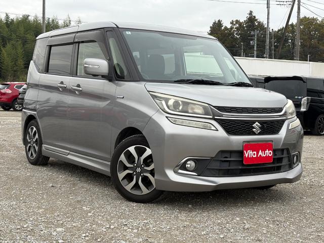 ソリオバンディット ハイブリッドＭＶ　メモリーナビ　フルセグＴＶ　全方位カメラ　スマートキー　ＬＥＤヘッドライト　衝突軽減ブレーキ　両側パワスラ　前ドラレコ　Ｂｌｕｅｔｏｏｔｈ　クルコン　純正１５インチアルミ　ＥＴＣ（2枚目）