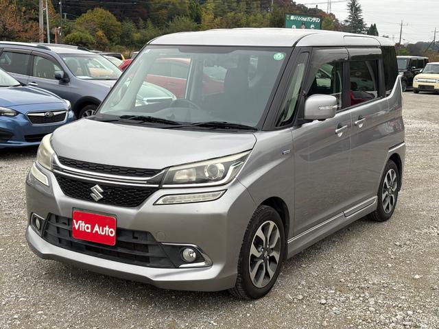 ソリオバンディット ハイブリッドＭＶ　メモリーナビ　フルセグＴＶ　全方位カメラ　スマートキー　ＬＥＤヘッドライト　衝突軽減ブレーキ　両側パワスラ　前ドラレコ　Ｂｌｕｅｔｏｏｔｈ　クルコン　純正１５インチアルミ　ＥＴＣ（5枚目）