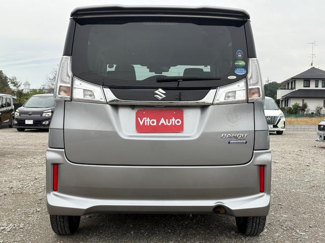 ソリオバンディット ハイブリッドＭＶ　メモリーナビ　フルセグＴＶ　全方位カメラ　スマートキー　ＬＥＤヘッドライト　衝突軽減ブレーキ　両側パワスラ　前ドラレコ　Ｂｌｕｅｔｏｏｔｈ　クルコン　純正１５インチアルミ　ＥＴＣ（10枚目）