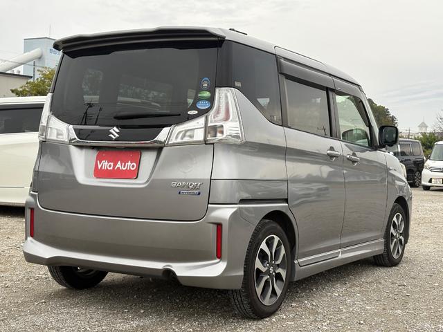 ソリオバンディット ハイブリッドＭＶ　メモリーナビ　フルセグＴＶ　全方位カメラ　スマートキー　ＬＥＤヘッドライト　衝突軽減ブレーキ　両側パワスラ　前ドラレコ　Ｂｌｕｅｔｏｏｔｈ　クルコン　純正１５インチアルミ　ＥＴＣ（14枚目）