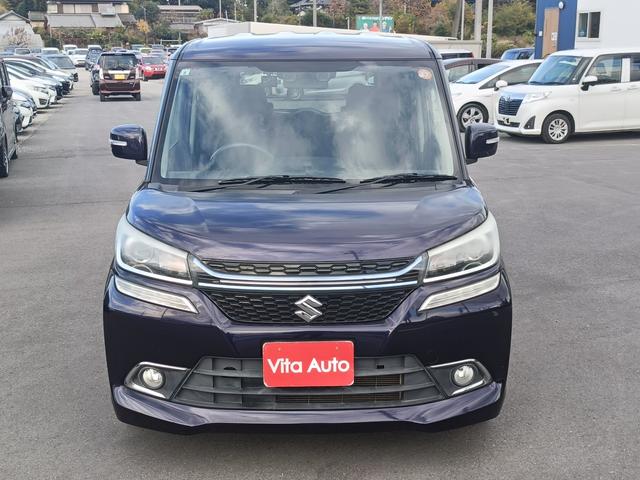 ソリオバンディット ハイブリッドSV SDナビ フルセグTV リアカメラ スマートキー LEDヘッドライト 衝突軽減ブレーキ 片側パワスラ 前後ドラレコ シートヒーター Bluetooth クルコン 社外15インチアルミ ETC(3枚目)