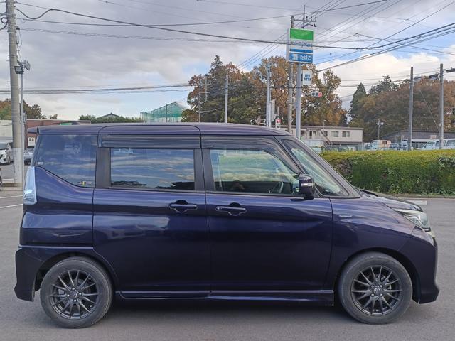 ソリオバンディット ハイブリッドSV SDナビ フルセグTV リアカメラ スマートキー LEDヘッドライト 衝突軽減ブレーキ 片側パワスラ 前後ドラレコ シートヒーター Bluetooth クルコン 社外15インチアルミ ETC(7枚目)