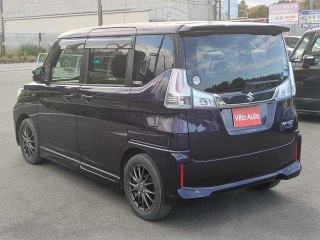 ソリオバンディット ハイブリッドSV SDナビ フルセグTV リアカメラ スマートキー LEDヘッドライト 衝突軽減ブレーキ 片側パワスラ 前後ドラレコ シートヒーター Bluetooth クルコン 社外15インチアルミ ETC(9枚目)