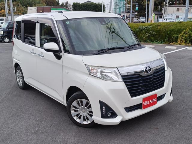 ルーミー Ｘ　Ｓ　ＳＤナビ　フルセグＴＶ　リアカメラ　スマートキー　衝突軽減ブレーキ　片側パワスラ　前ドラレコ　Ｂｌｕｅｔｏｏｔｈ　純正１４インチ鉄　ＥＴＣ（2枚目）