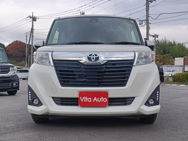 ルーミー Ｘ　Ｓ　ＳＤナビ　フルセグＴＶ　リアカメラ　スマートキー　衝突軽減ブレーキ　片側パワスラ　前ドラレコ　Ｂｌｕｅｔｏｏｔｈ　純正１４インチ鉄　ＥＴＣ（4枚目）