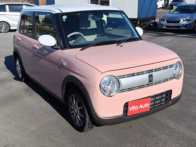 アルトラパン Ｓ　スマートキー　ＨＩＤヘッドライト　衝突軽減ブレーキ　シートヒーター　社外１４インチアルミ（2枚目）