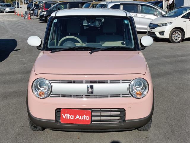 アルトラパン Ｓ　スマートキー　ＨＩＤヘッドライト　衝突軽減ブレーキ　シートヒーター　社外１４インチアルミ（3枚目）