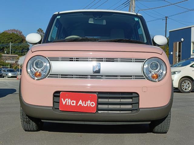 アルトラパン Ｓ　スマートキー　ＨＩＤヘッドライト　衝突軽減ブレーキ　シートヒーター　社外１４インチアルミ（4枚目）