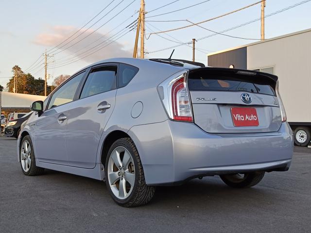 プリウス Gツーリングセレクション SDナビ フルセグTV リアカメラ スマートキー LEDヘッドライト 革シート Bluetooth クルコン 純正17インチアルミ ETC(10枚目)