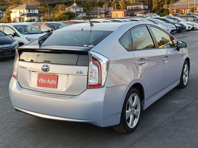 プリウス Gツーリングセレクション SDナビ フルセグTV リアカメラ スマートキー LEDヘッドライト 革シート Bluetooth クルコン 純正17インチアルミ ETC(13枚目)