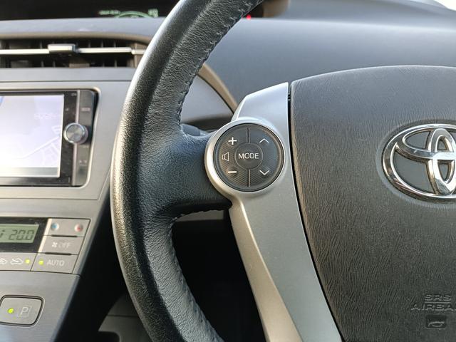 プリウス Gツーリングセレクション SDナビ フルセグTV リアカメラ スマートキー LEDヘッドライト 革シート Bluetooth クルコン 純正17インチアルミ ETC(23枚目)