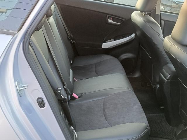 プリウス Gツーリングセレクション SDナビ フルセグTV リアカメラ スマートキー LEDヘッドライト 革シート Bluetooth クルコン 純正17インチアルミ ETC(34枚目)