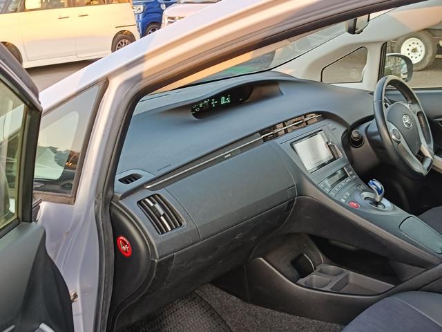 プリウス Gツーリングセレクション SDナビ フルセグTV リアカメラ スマートキー LEDヘッドライト 革シート Bluetooth クルコン 純正17インチアルミ ETC(38枚目)