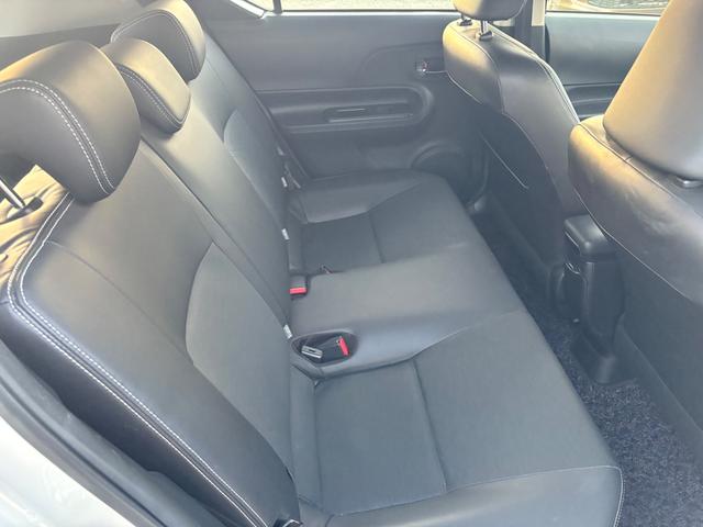 アクア Ｇブラックソフトレザーセレクション　ＳＤナビ　ワンセグＴＶ　スマートキー　ＬＥＤヘッドライト　Ｂｌｕｅｔｏｏｔｈ　クルコン　純正１５インチアルミ　ＥＴＣ（30枚目）