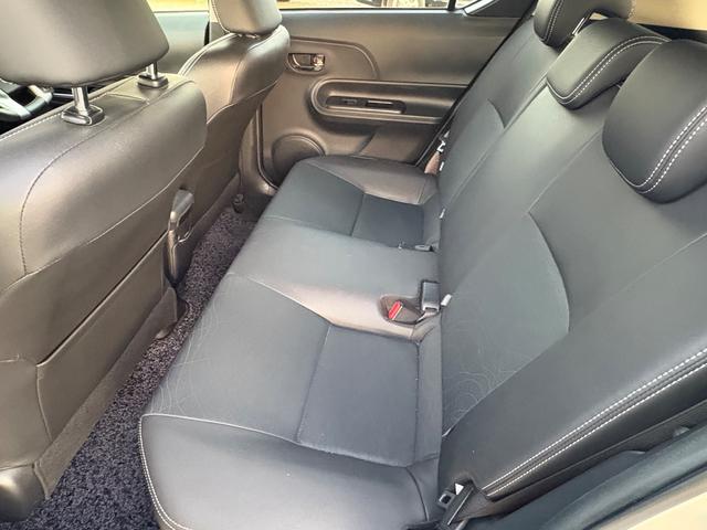 アクア Ｇブラックソフトレザーセレクション　ＳＤナビ　ワンセグＴＶ　スマートキー　ＬＥＤヘッドライト　Ｂｌｕｅｔｏｏｔｈ　クルコン　純正１５インチアルミ　ＥＴＣ（36枚目）