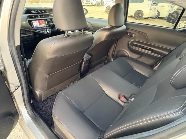 アクア Ｇブラックソフトレザーセレクション　ＳＤナビ　ワンセグＴＶ　スマートキー　ＬＥＤヘッドライト　Ｂｌｕｅｔｏｏｔｈ　クルコン　純正１５インチアルミ　ＥＴＣ（41枚目）