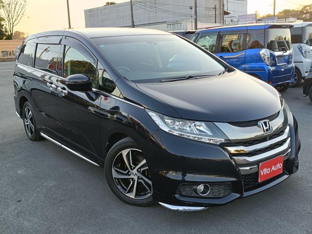 オデッセイ アブソルート・ＥＸ　４ＷＤ　メモリーナビ　フルセグＴＶ　全方位カメラ　フリップダウンモニター　スマートキー　ＬＥＤヘッドライト　衝突軽減ブレーキ　両側パワスラ　Ｂｌｕｅｔｏｏｔｈ　クルコン　純正１７インチアルミ　ＥＴＣ（2枚目）