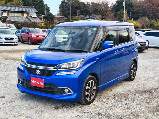 ソリオバンディット ハイブリッドＭＶ　ＨＤＤナビ　フルセグＴＶ　スマートキー　ＬＥＤヘッドライト　両側パワスラ　シートヒーター　Ｂｌｕｅｔｏｏｔｈ　純正１５インチアルミ　ＥＴＣ（6枚目）