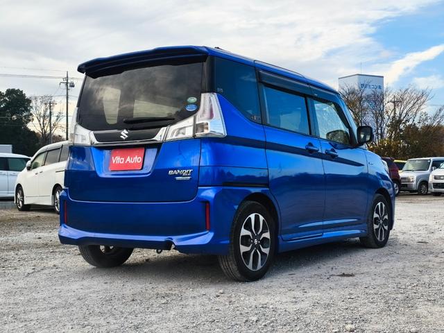 ソリオバンディット ハイブリッドＭＶ　ＨＤＤナビ　フルセグＴＶ　スマートキー　ＬＥＤヘッドライト　両側パワスラ　シートヒーター　Ｂｌｕｅｔｏｏｔｈ　純正１５インチアルミ　ＥＴＣ（13枚目）