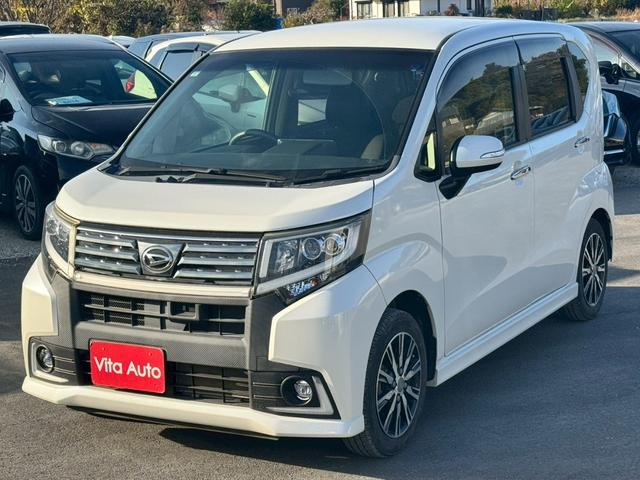 ムーヴ カスタム　Ｘ　ハイパーＳＡ　ＨＤＤナビ　スマートキー　ＬＥＤヘッドライト　衝突軽減ブレーキ　純正１４インチアルミ　ＥＴＣ（6枚目）