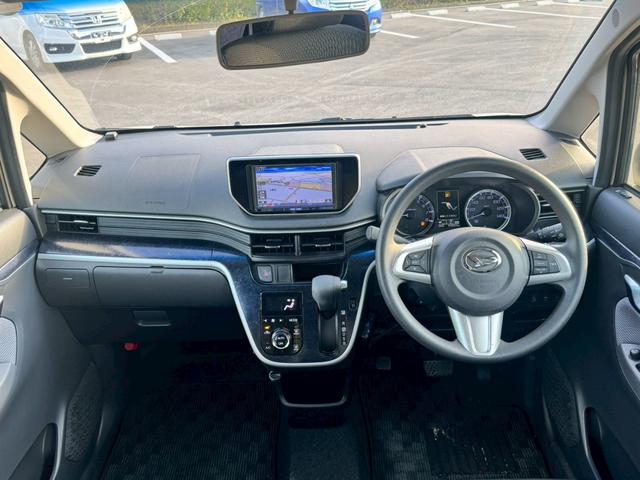 ムーヴ カスタム　Ｘ　ハイパーＳＡ　ＨＤＤナビ　スマートキー　ＬＥＤヘッドライト　衝突軽減ブレーキ　純正１４インチアルミ　ＥＴＣ（17枚目）