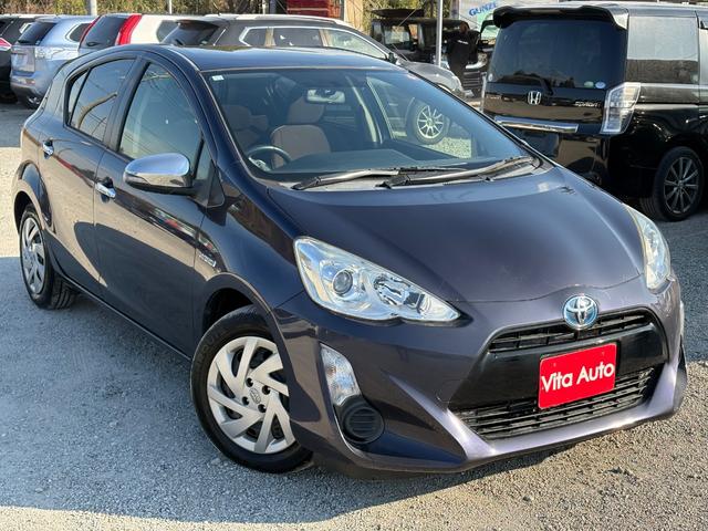 アクア Ｇ　ＳＤナビ　ワンセグＴＶ　リアカメラ　スマートキー　ＬＥＤヘッドライト　Ｂｌｕｅｔｏｏｔｈ　クルコン　純正１５インチ鉄　ＥＴＣ（2枚目）