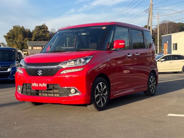 ソリオバンディット ハイブリッドＳＶ　メモリーナビ　フルセグＴＶ　全方位カメラ　スマートキー　ＬＥＤヘッドライト　衝突軽減ブレーキ　片側パワスラ　前ドラレコ　シートヒーター　Ｂｌｕｅｔｏｏｔｈ　クルコン　純正１５インチアルミ　ＥＴＣ（9枚目）