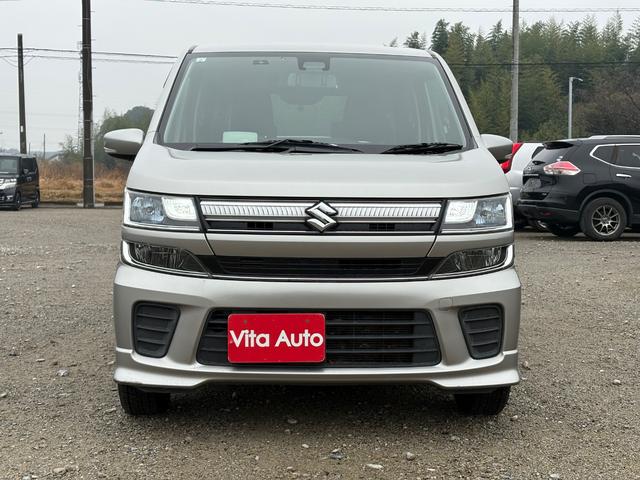 ワゴンＲ ハイブリッドＦＺ　ＨＤＤナビ　リアカメラ　スマートキー　ＨＩＤヘッドライト　衝突軽減ブレーキ　Ｂｌｕｅｔｏｏｔｈ　社外１４インチアルミ　ＥＴＣ（6枚目）