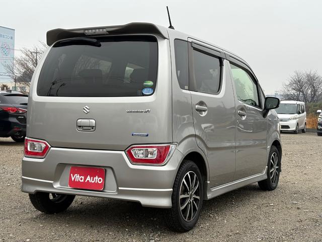 ワゴンＲ ハイブリッドＦＺ　ＨＤＤナビ　リアカメラ　スマートキー　ＨＩＤヘッドライト　衝突軽減ブレーキ　Ｂｌｕｅｔｏｏｔｈ　社外１４インチアルミ　ＥＴＣ（16枚目）