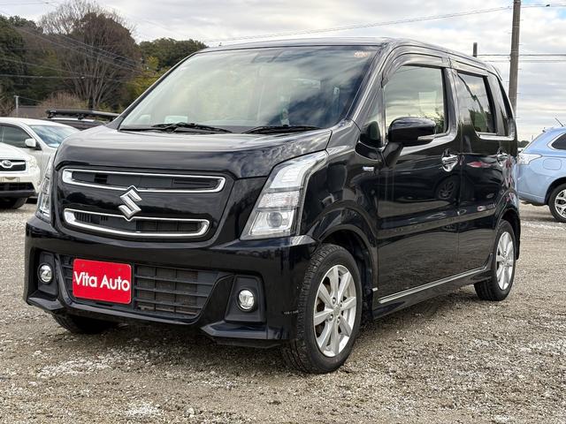 ワゴンＲスティングレー ハイブリッドＸ　メモリーナビ　ワンセグＴＶ　スマートキー　ＬＥＤヘッドライト　衝突軽減ブレーキ　シートヒーター　純正１４インチアルミ　ＥＴＣ（6枚目）