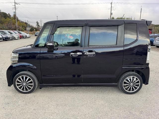 Ｎ－ＢＯＸカスタム Ｇ　ターボＳＳパッケージ　４ＷＤ　メモリーナビ　フルセグＴＶ　リアカメラ　スマートキー　ＬＥＤヘッドライト　両側パワスラ　シートヒーター　Ｂｌｕｅｔｏｏｔｈ　クルコン　純正１５インチアルミ　ＥＴＣ（12枚目）