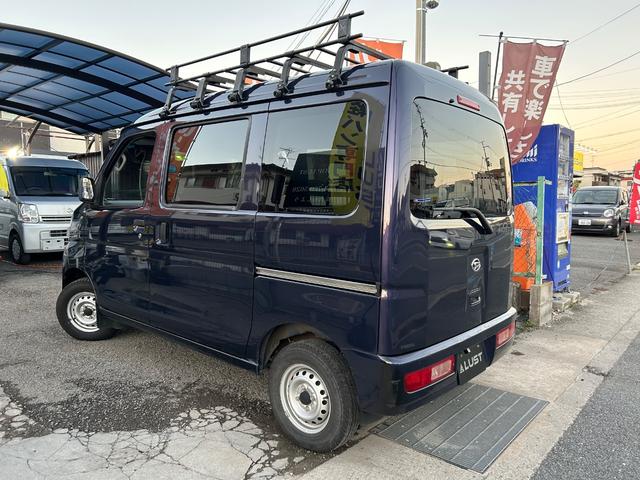 ハイゼットカーゴ ＤＸ　平成２９年式・走行距離２５０００ｋｍ・７インチナビ・ＥＴＣ車載器・ルーフキャリア・タイヤ残あり・マニュアルヒーター・マニュアルエアコン・キーレス・エアバック・リクライニングシート・１カ月無償保証（59枚目）
