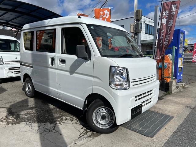 エブリイ ＰＡ　平成３０年式・走行距離５２０００ｋｍ・７インチナビゲーション・テレビ・ＴＶ・ラジオ・ＥＴＣ車載器・ドライブレコーダー・リクライニングシート・パワステ・マニュアルエアコン・ヒーター・エアバック（3枚目）