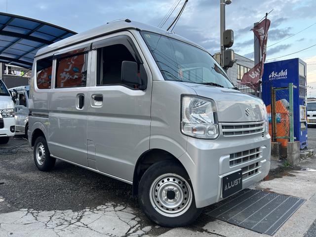 エブリイ ＰＡリミテッド　令和１年式・走行距離８６０００ｋｍ・事業用登録可・集中ドアロックキット・オーバーヘッドシェルフ・パワステ・マニュアルエアコン・マニュアルヒーター・リクライニングシート・フルフラット・１カ月無償保証（70枚目）