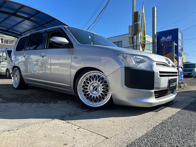 プロボックス ＧＬ　カスタムカー・令和２年式・新品車高調・新品アルミホイール・ＥＳＳＥＸ・ＥＮＣＭ－１７・シルバー・７インチナビゲーション・フルセグＴＶ・ＥＴＣ・バックカメラ・フルフラット・リクライニングシート・車中泊（5枚目）