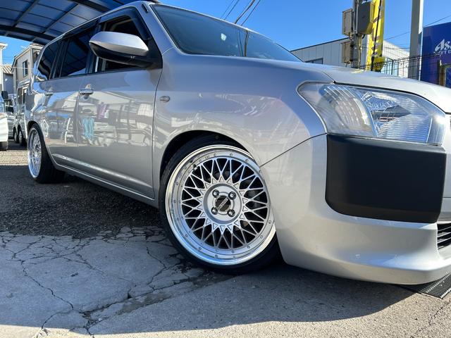 プロボックス ＧＬ　カスタムカー・令和２年式・新品車高調・新品アルミホイール・ＥＳＳＥＸ・ＥＮＣＭ－１７・シルバー・７インチナビゲーション・フルセグＴＶ・ＥＴＣ・バックカメラ・フルフラット・リクライニングシート・車中泊（19枚目）