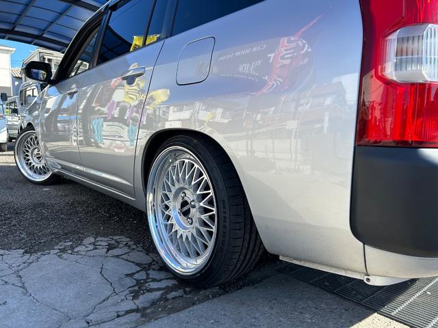 プロボックス ＧＬ　カスタムカー・令和２年式・新品車高調・新品アルミホイール・ＥＳＳＥＸ・ＥＮＣＭ－１７・シルバー・７インチナビゲーション・フルセグＴＶ・ＥＴＣ・バックカメラ・フルフラット・リクライニングシート・車中泊（66枚目）