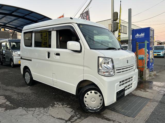 エブリイ ジョイン　平成２９年式・走行距離１０４０００ｋｍ・４ＷＤ・ＥＴＣ・ドラレコ・キーレス・パワーウィンドウ・オーバーヘッドシェルフ・電動格納式ミラー・フルフラット・ルームクリーニング・１カ月無償保証・１０００ｋｍ（3枚目）