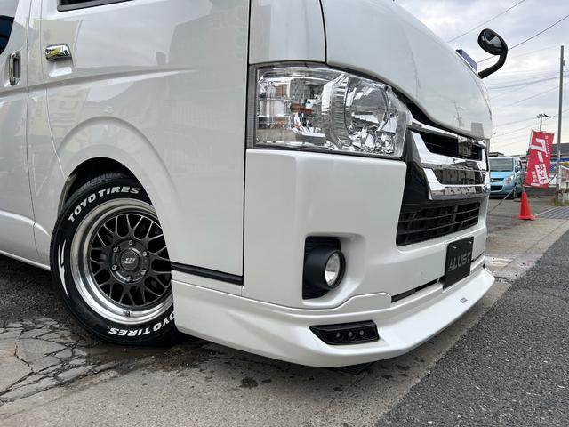 ハイエースバン ロングスーパーＧＬ　カスタムカー・２０１９年式・２３５００ｋｍ・モデリスタエアロ・ＬＥＤ・バッドパネル・ワークホイール・新品・７インチナビゲーション・フルセグＴＶ・ＥＴＣ・バックカメラ・ベッドキット・車中泊・コーティング（21枚目）