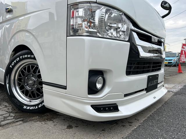 ハイエースバン ロングスーパーＧＬ　カスタムカー・２０１９年式・２３５００ｋｍ・モデリスタエアロ・ＬＥＤ・バッドパネル・ワークホイール・新品・７インチナビゲーション・フルセグＴＶ・ＥＴＣ・バックカメラ・ベッドキット・車中泊・コーティング（23枚目）