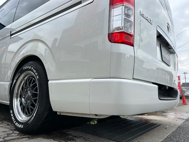 ハイエースバン ロングスーパーＧＬ　カスタムカー・２０１９年式・２３５００ｋｍ・モデリスタエアロ・ＬＥＤ・バッドパネル・ワークホイール・新品・７インチナビゲーション・フルセグＴＶ・ＥＴＣ・バックカメラ・ベッドキット・車中泊・コーティング（63枚目）