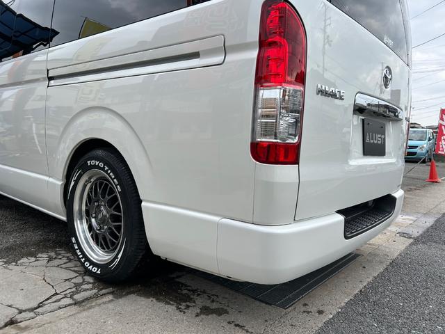 ハイエースバン ロングスーパーＧＬ　カスタムカー・２０１９年式・２３５００ｋｍ・モデリスタエアロ・ＬＥＤ・バッドパネル・ワークホイール・新品・７インチナビゲーション・フルセグＴＶ・ＥＴＣ・バックカメラ・ベッドキット・車中泊・コーティング（65枚目）