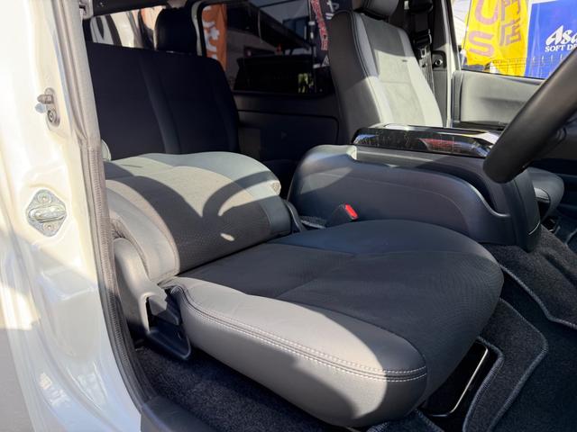 ハイエースバン スーパーＧＬ　ダークプライムＩＩ　カスタムカー・１０インチフローティングナビ・フルセグＴＶ・Ｂｌｕｅｔｏｏｔｈ・ＥＴＣ・ＥＳＳＥＸバッドパネル・フロントスポイラー・オーバーフェンダー・ローダウン・ホイール・タイヤ・車中泊ベッドキット（44枚目）