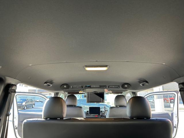 ハイエースバン スーパーGL ダークプライムII カスタムカー・アルパイン11インチナビゲーション・12.8インチフリップダウンモニター・ESSEXバッドパネル・ファブレスホイール・ローダウン・エアロ・ゴルゴセキュリティー・高音質スピーカー(55枚目)