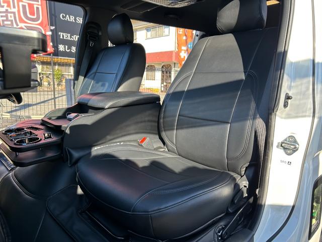 ハイエースバン スーパーGL ダークプライムII カスタムカー・アルパイン11インチナビゲーション・12.8インチフリップダウンモニター・ESSEXバッドパネル・ファブレスホイール・ローダウン・エアロ・ゴルゴセキュリティー・高音質スピーカー(58枚目)