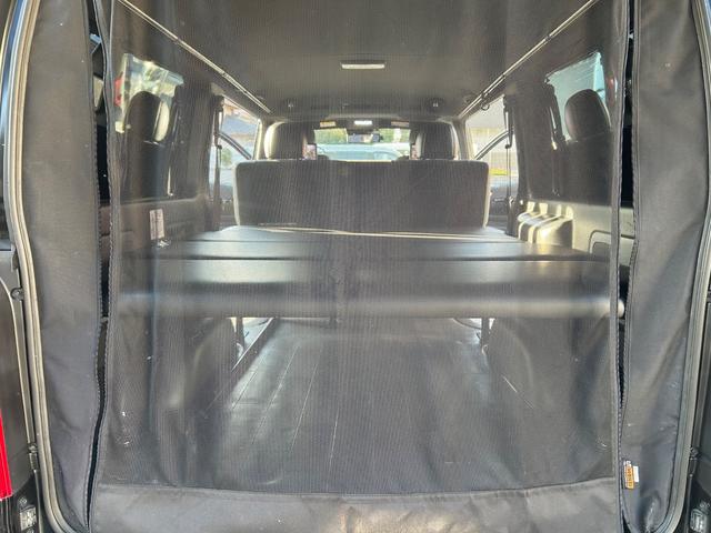 ハイエースバン スーパーＧＬ　ダークプライムＩＩ　カスタムカー・アルパイン１１インチＢＩＧ　Ｘナビ・リアモニター・天井スピーカー・高音質・バッドパネル・モデリスタエアロ・新品ホイール・タイヤ・ローダウン・車中泊ベッドキット・１２カ月無償保証（57枚目）
